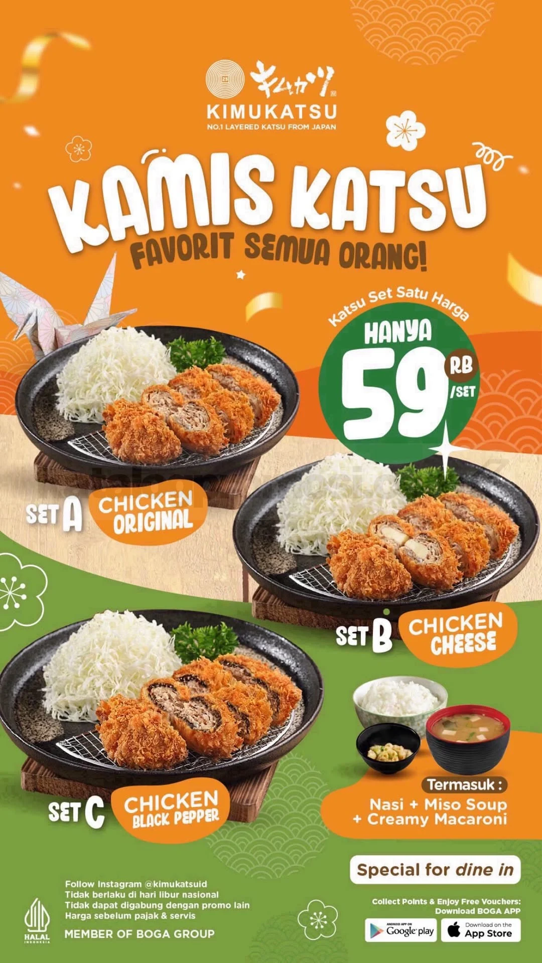 Promo Kimukatsu Kamis: Katsu Set Hemat Rp59.000!