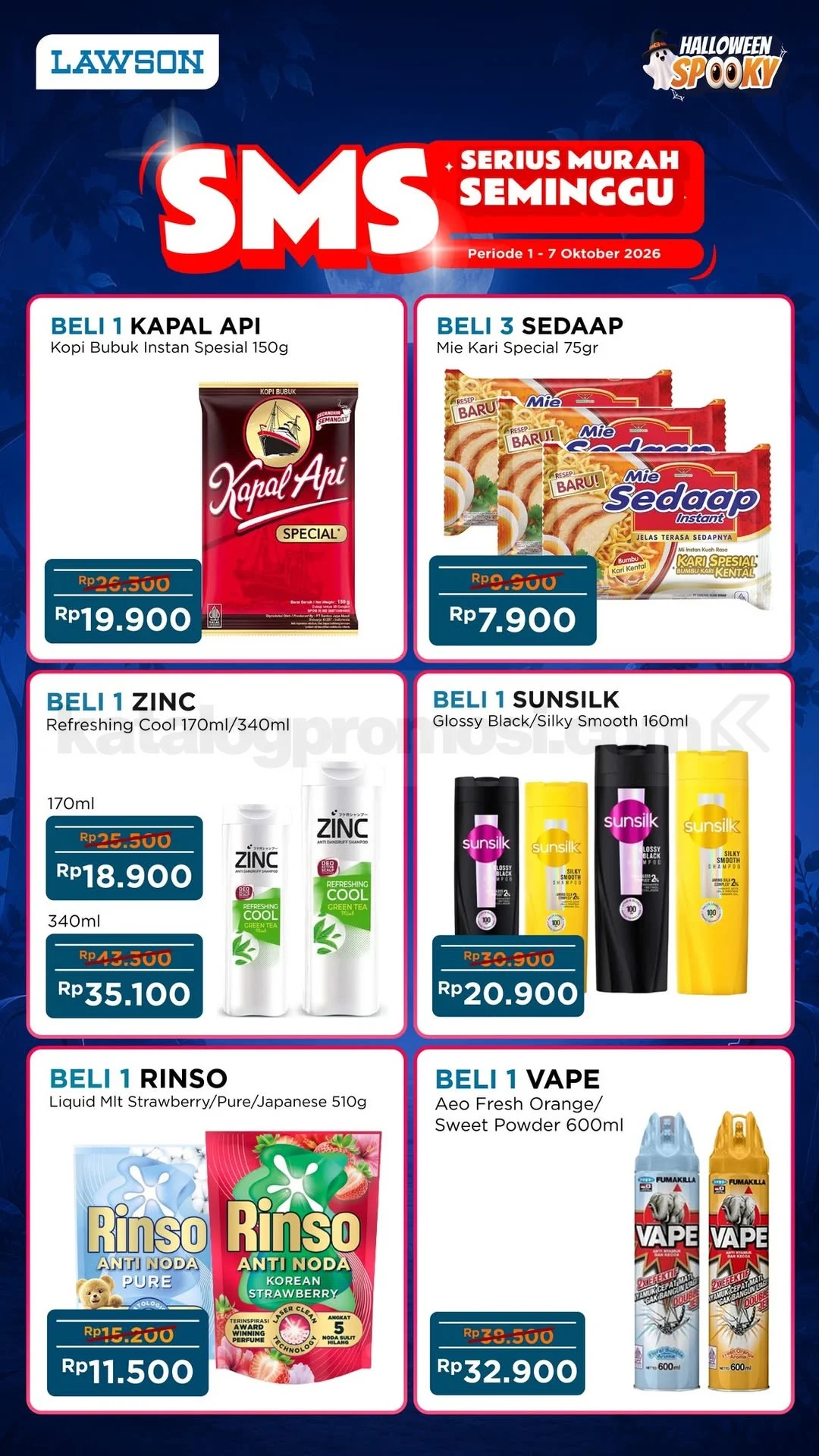 Promo Lawson: Diskon Serius Mulai Rp7.900 Periode 1-7 Okt 2026