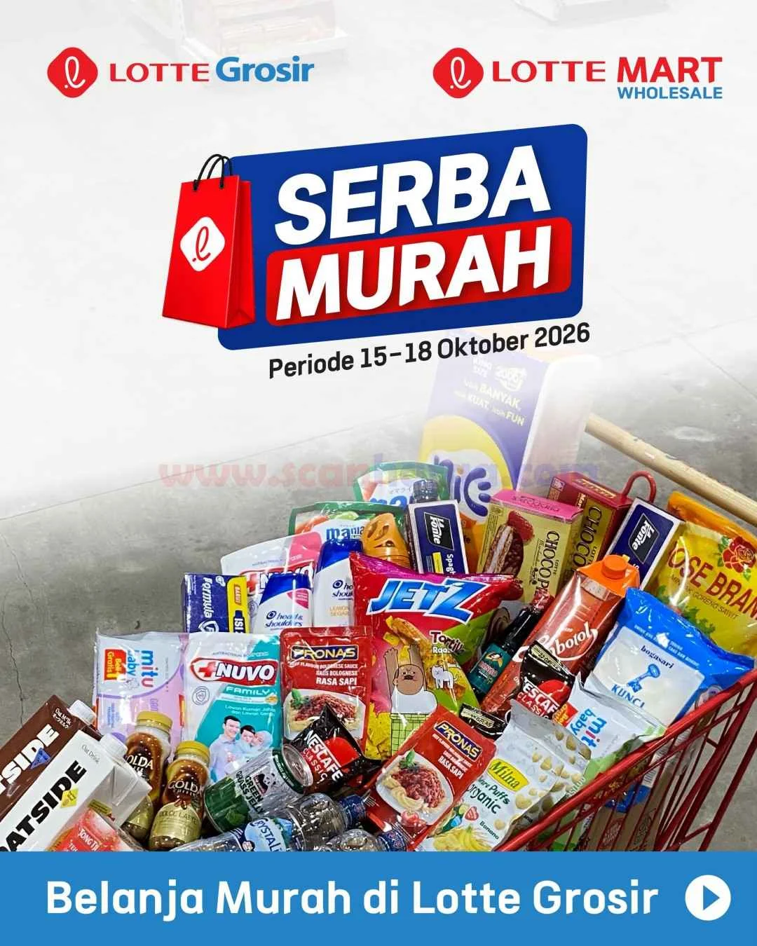 Promo LOTTE Grosir Weekend: Diskon Heboh 15-18 Oktober 2026!