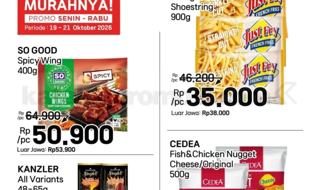 promo lotte mart weekday serbu diskon heboh 19 21 oktober 2026