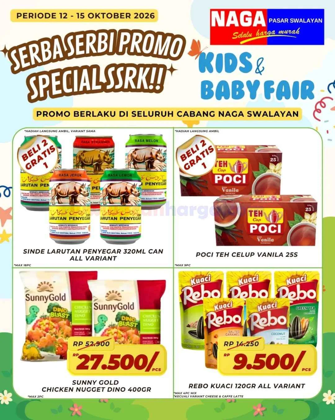 Promo Naga Swalayan Weekday: Diskon Spesial 12-15 Oktober 2026