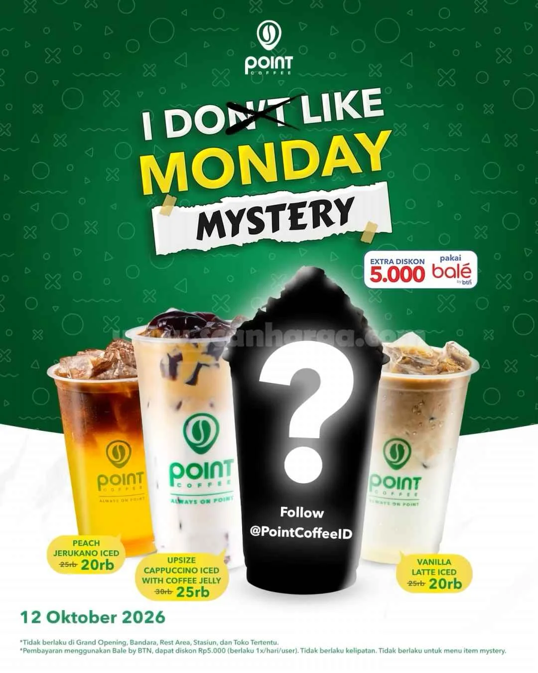 Promo Point Coffee: Nikmati Kopi Hemat Tiap Senin di Oktober 2026