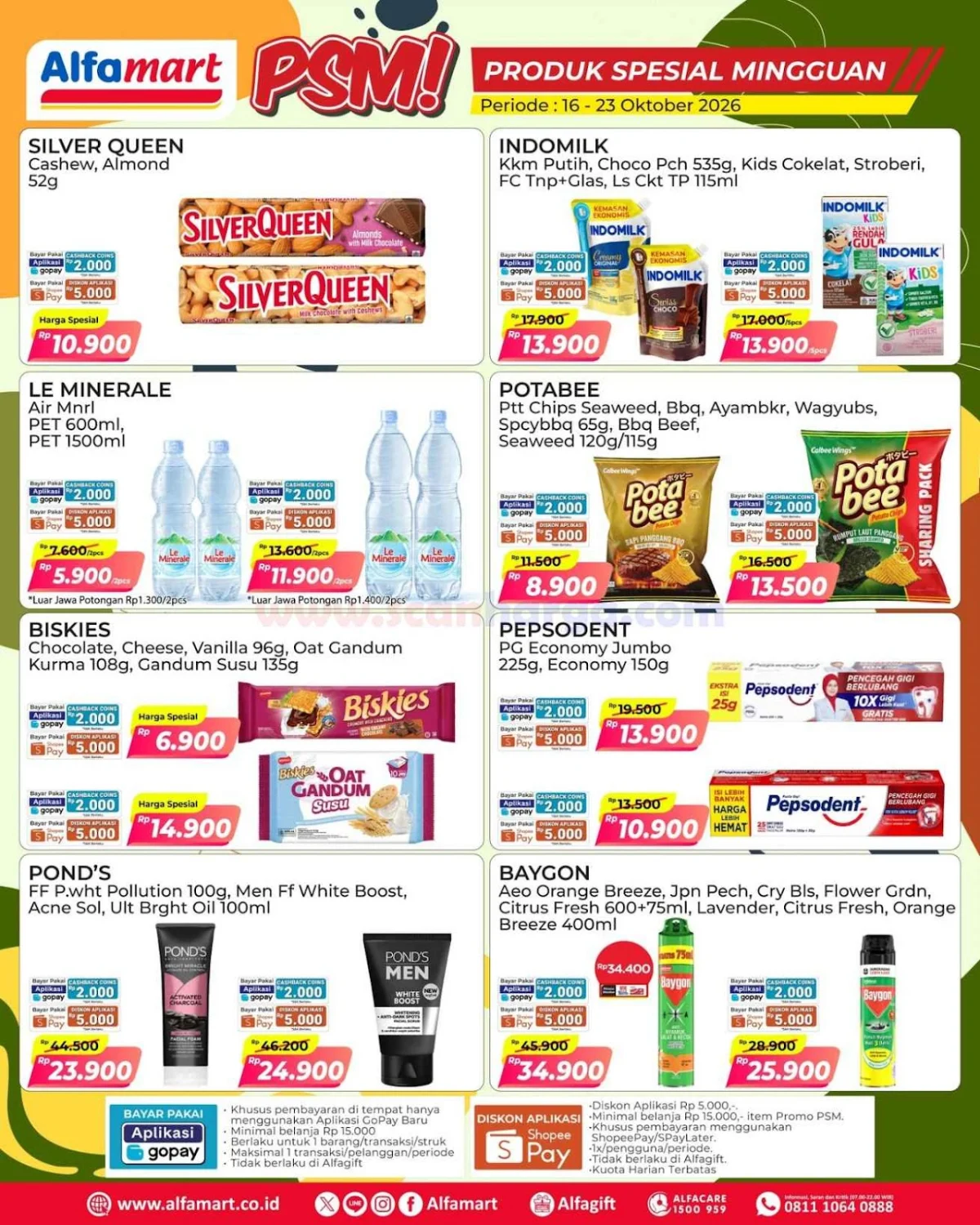 Promo PSM Alfamart: Belanja Hemat Mingguan 16-23 Okt 2026
