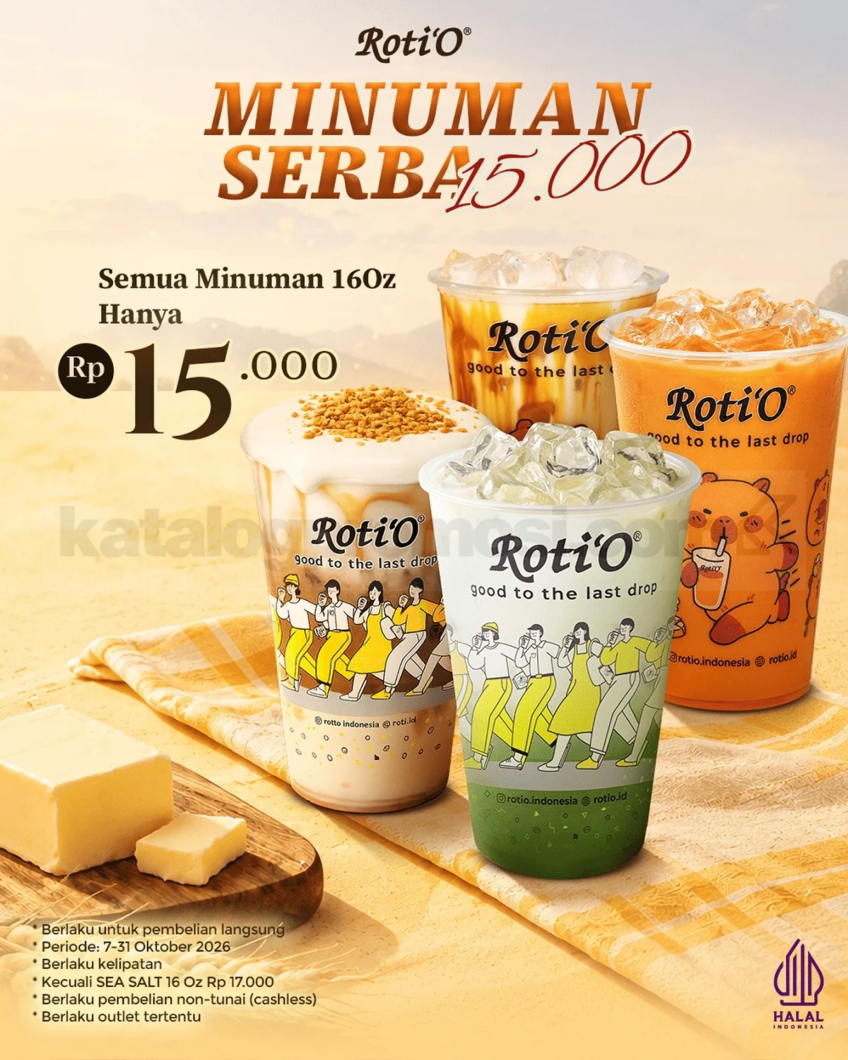 Promo Roti'O: Minuman Hemat Oktober 2026!