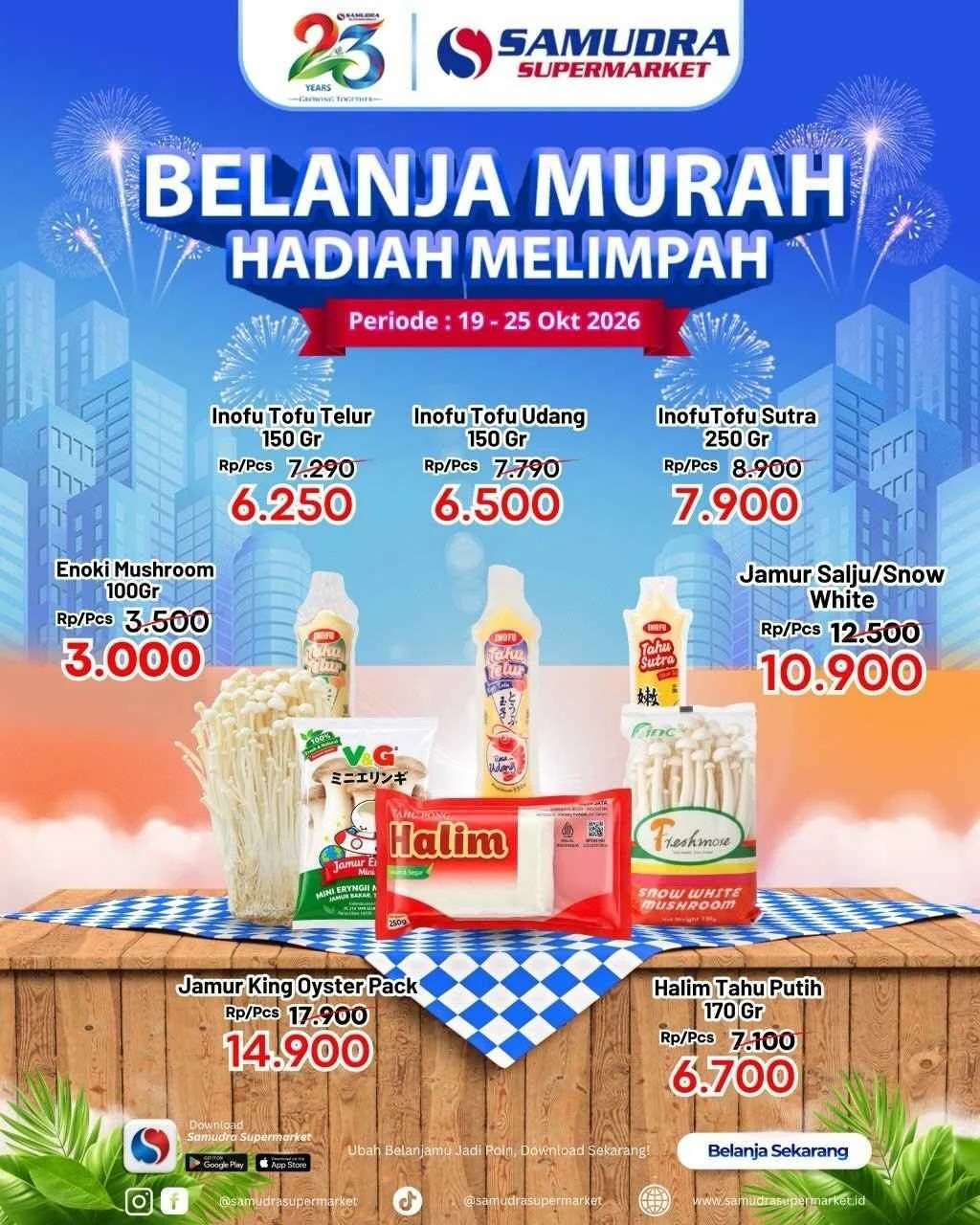 Promo Samudra Supermarket: Diskon Heboh 19-25 Oktober 2026
