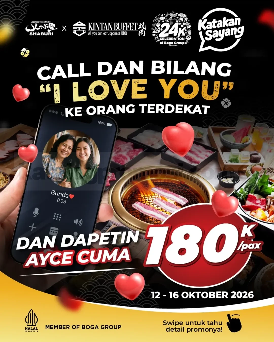 Promo Shaburi Kintan: Ungkap Sayang, Nikmati AYCE Murah!
