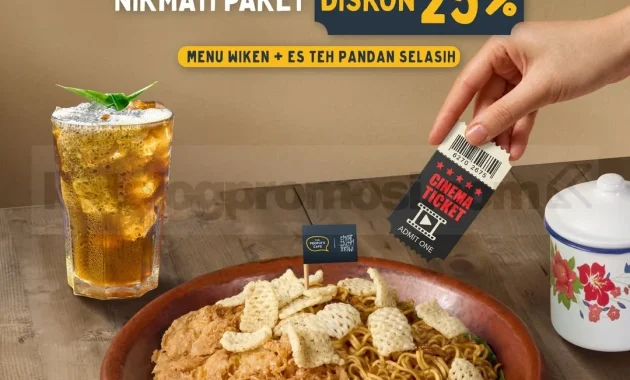 promo spesial the peoples cafe nikmati diskon 25 dengan tiket film empat musim pertiwi