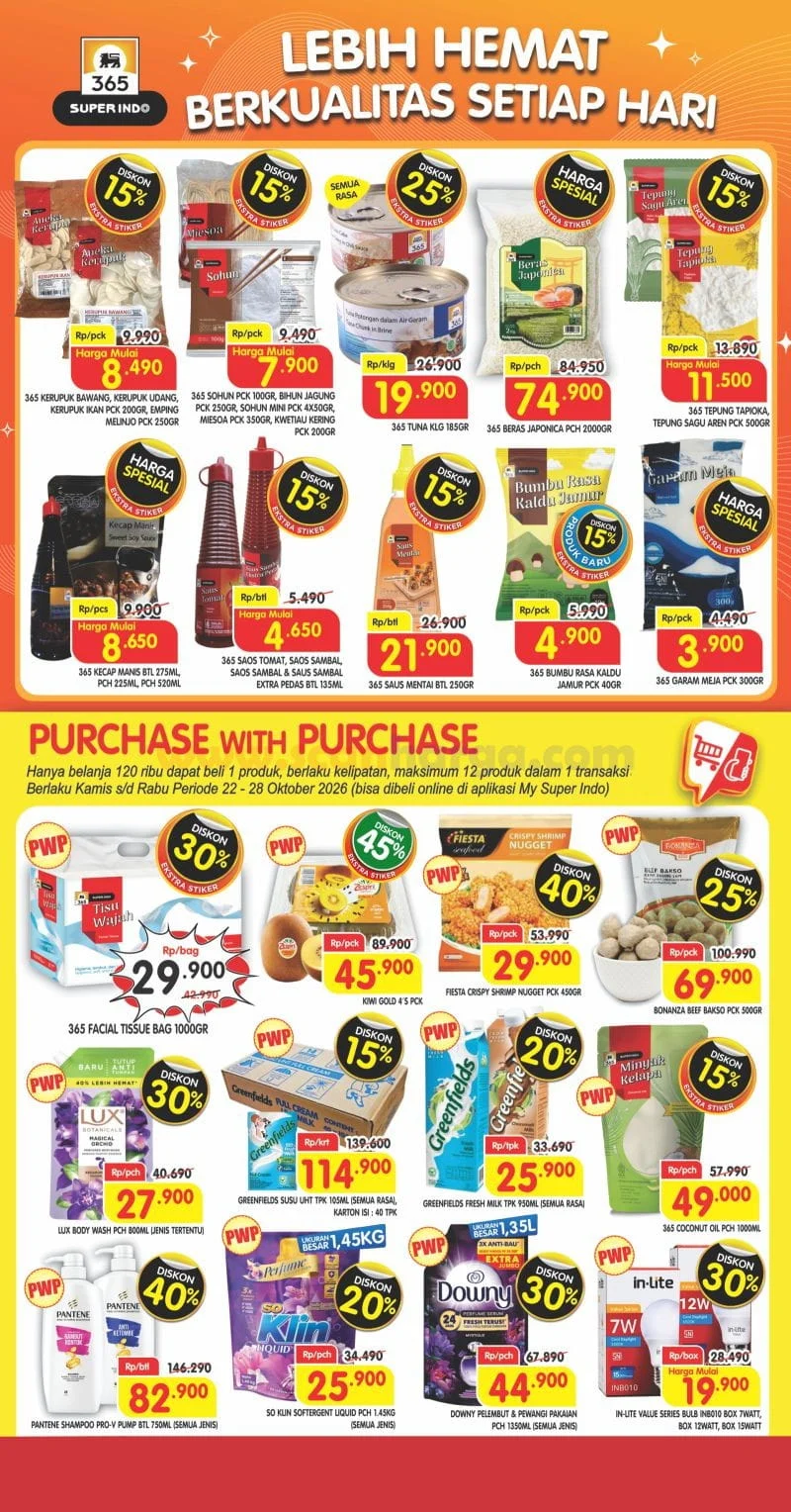 Promo Superindo: Katalog Hemat 22-28 Oktober 2026!