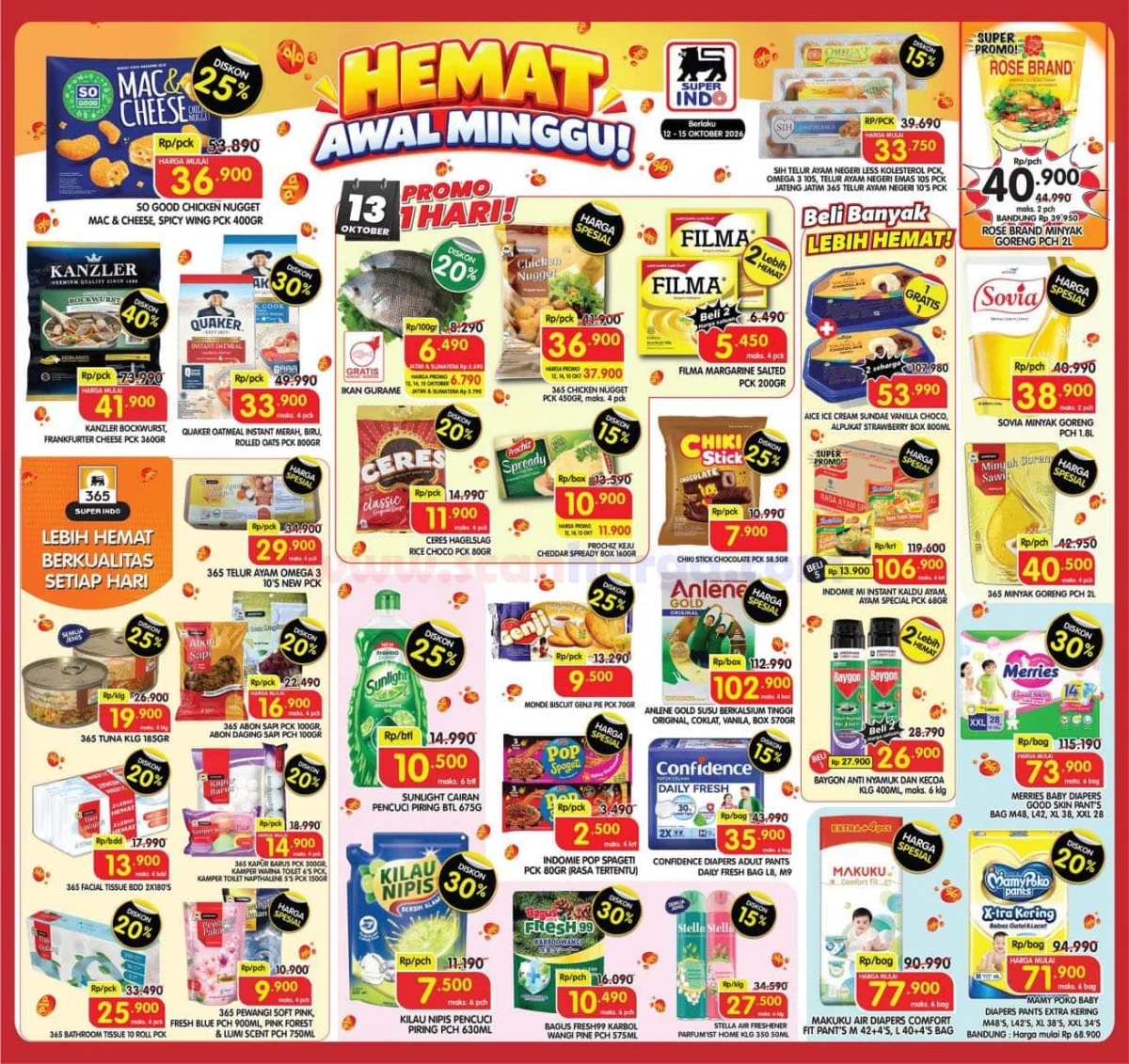 Promo Superindo Weekday 12-15 Oktober 2026: Hemat Kebutuhan Harian Anda!