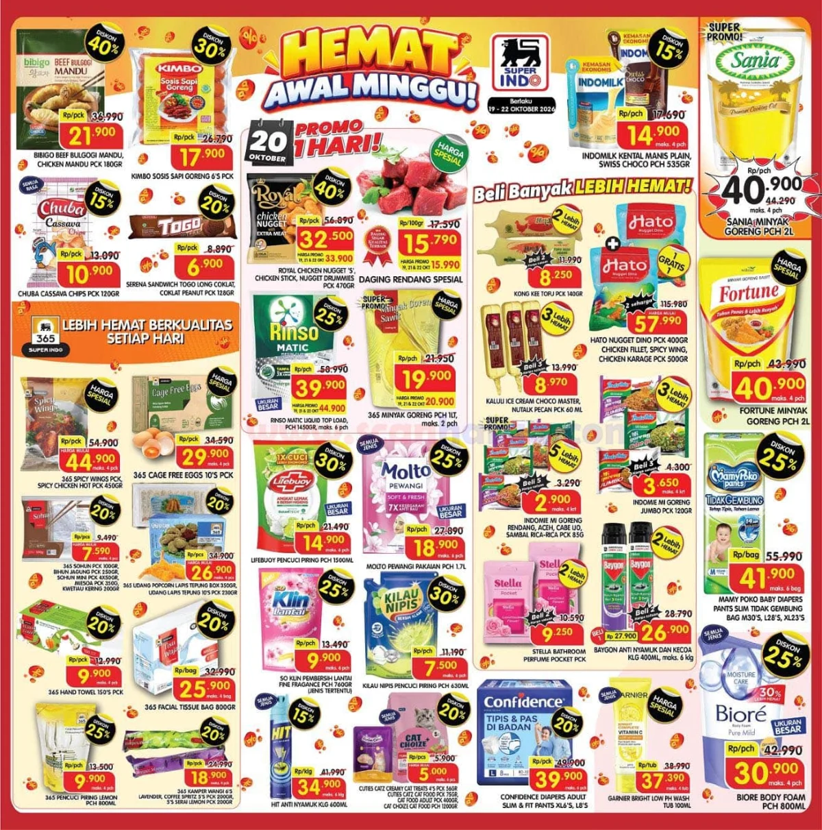 Promo Superindo Weekday 19-22 Oktober 2026: Hemat Beragam Kebutuhan
