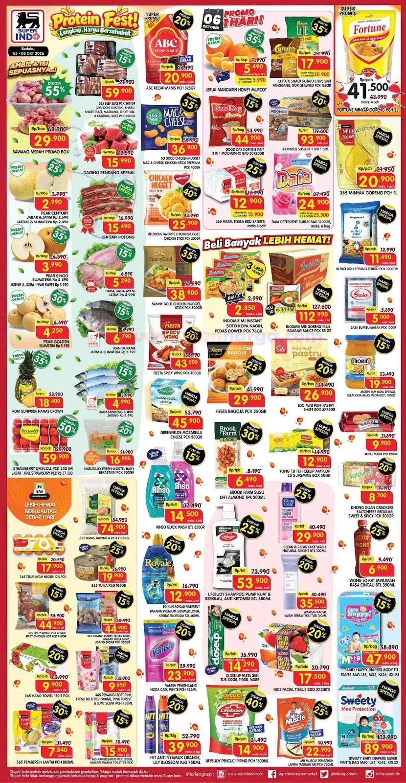Promo Superindo Weekday: Belanja Hemat 5-8 Oktober 2026