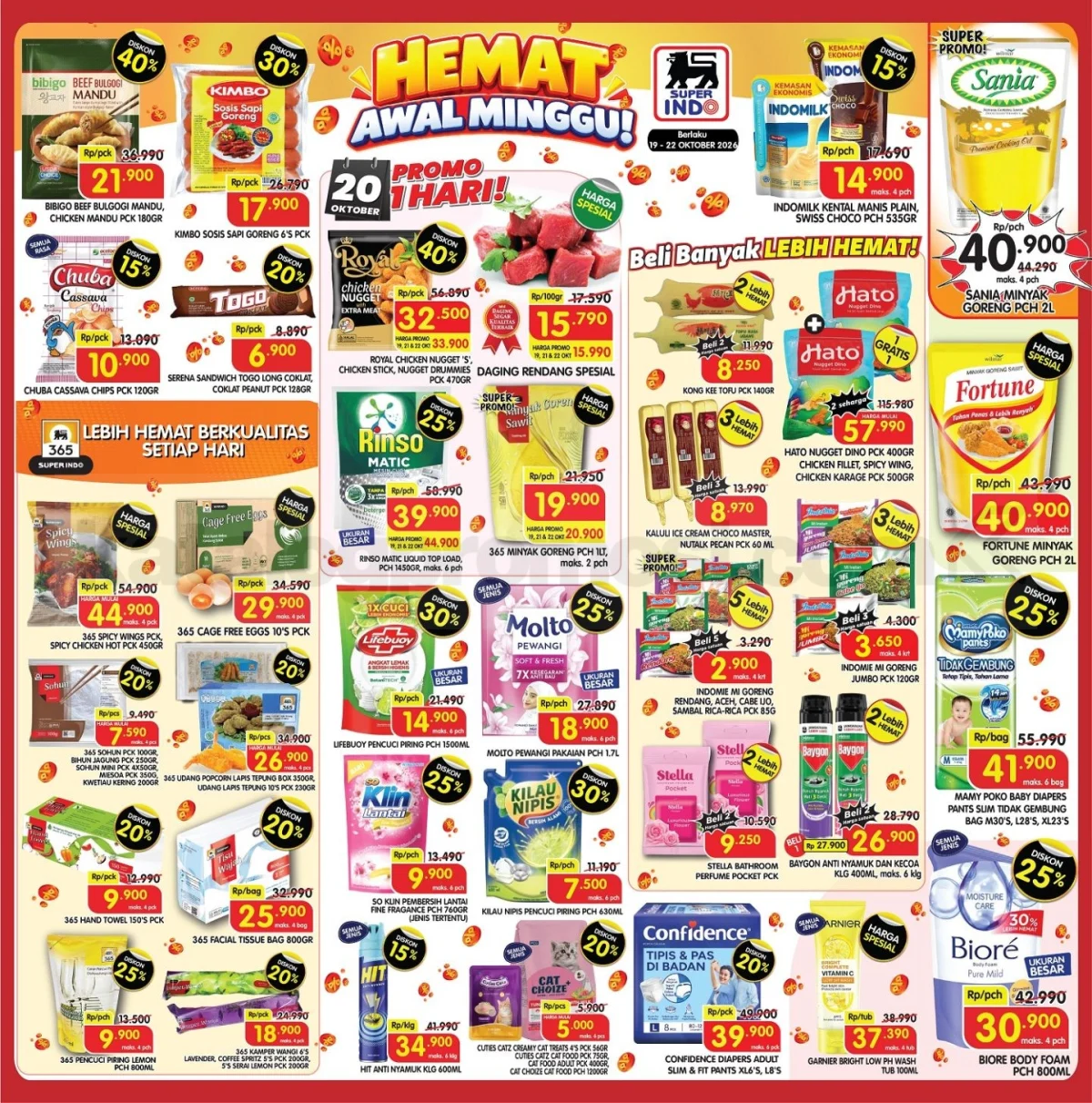 Promo Superindo Weekday: Hemat 19-22 Oktober 2026