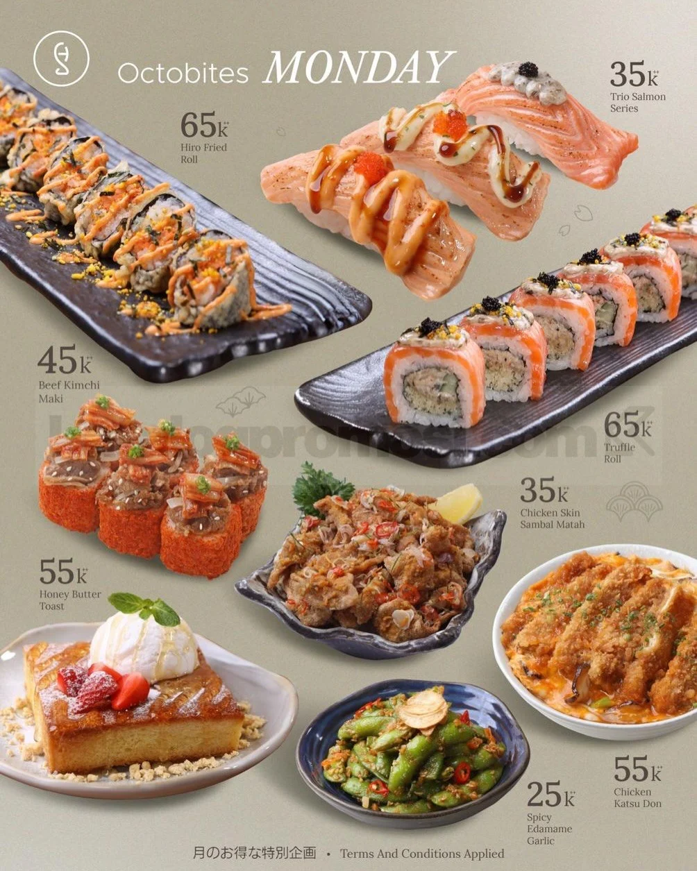 Promo Sushi Hiro OCTOBITES: Sushi Hemat Mulai Rp25 Ribu!
