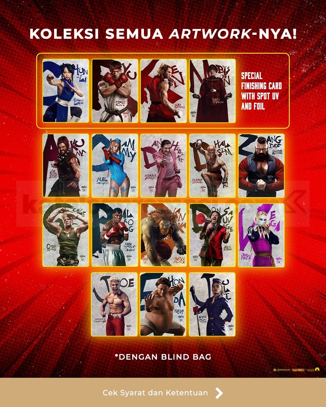 Street Fighter di XXI: Koleksi Kartu Eksklusif Dimulai!