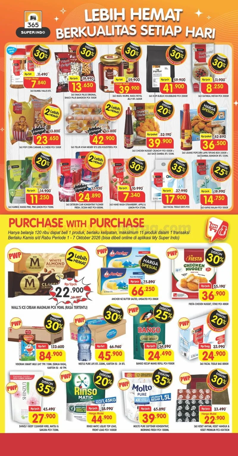 Super Indo: Promo Super Hemat 1-7 Oktober 2026