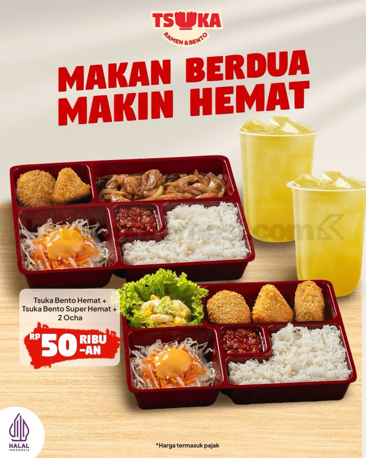 Tsuka Ramen & Bento: Paket Hemat Berdua Rp50 Ribuan!
