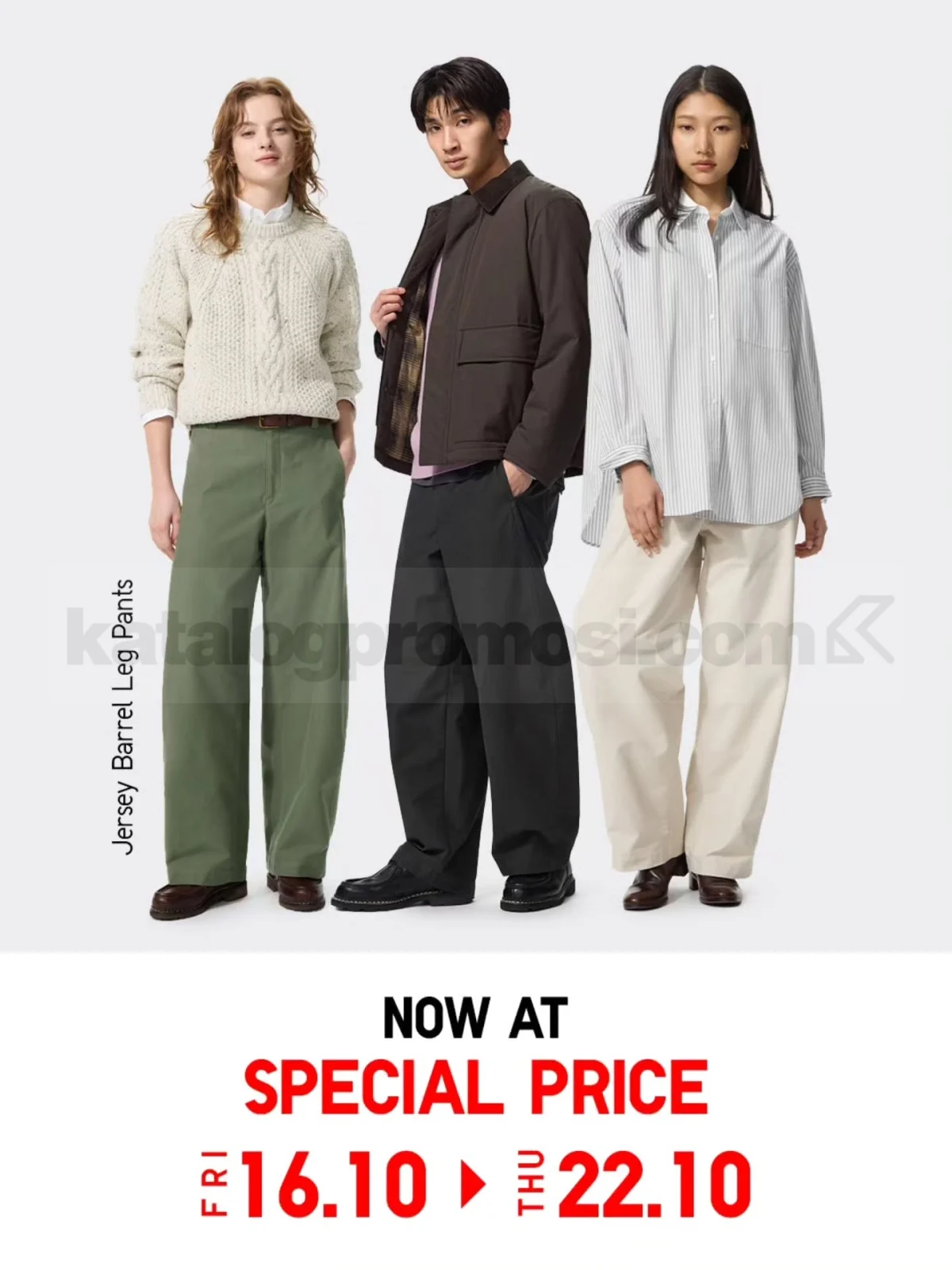UNIQLO: Promo Fashion Mulai Rp199 Ribu, 16-22 Okt