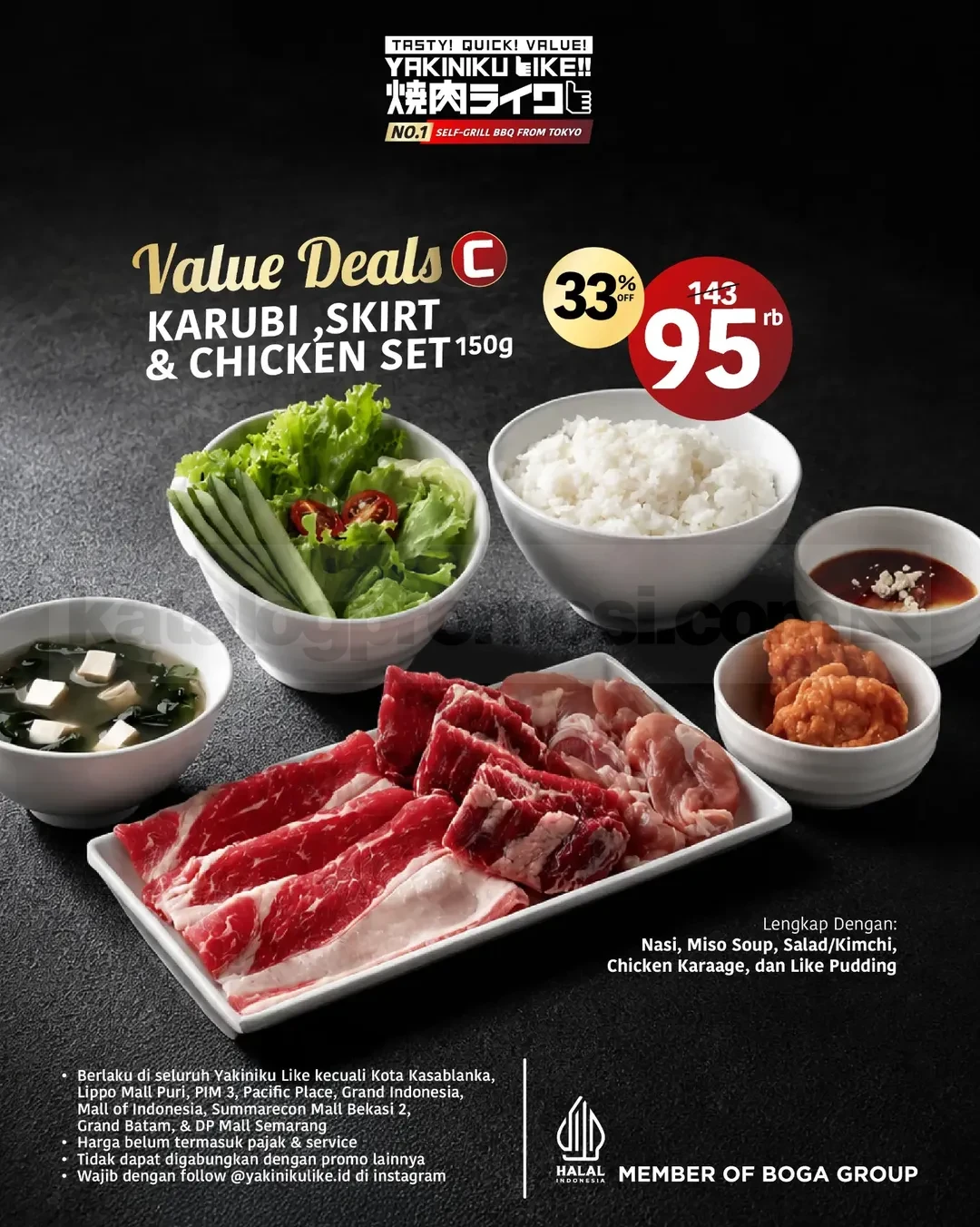 Yakiniku Like Tawarkan Paket Hemat Mulai Rp75.000, Diskon 33%